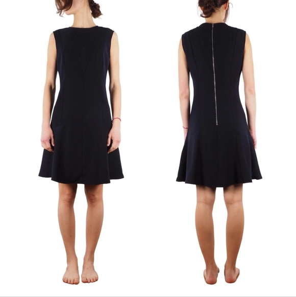 Louis Vuitton Uniforms Dress In Dark Navy Back Zip Sleeveless Authentic - Picture 2 of 15